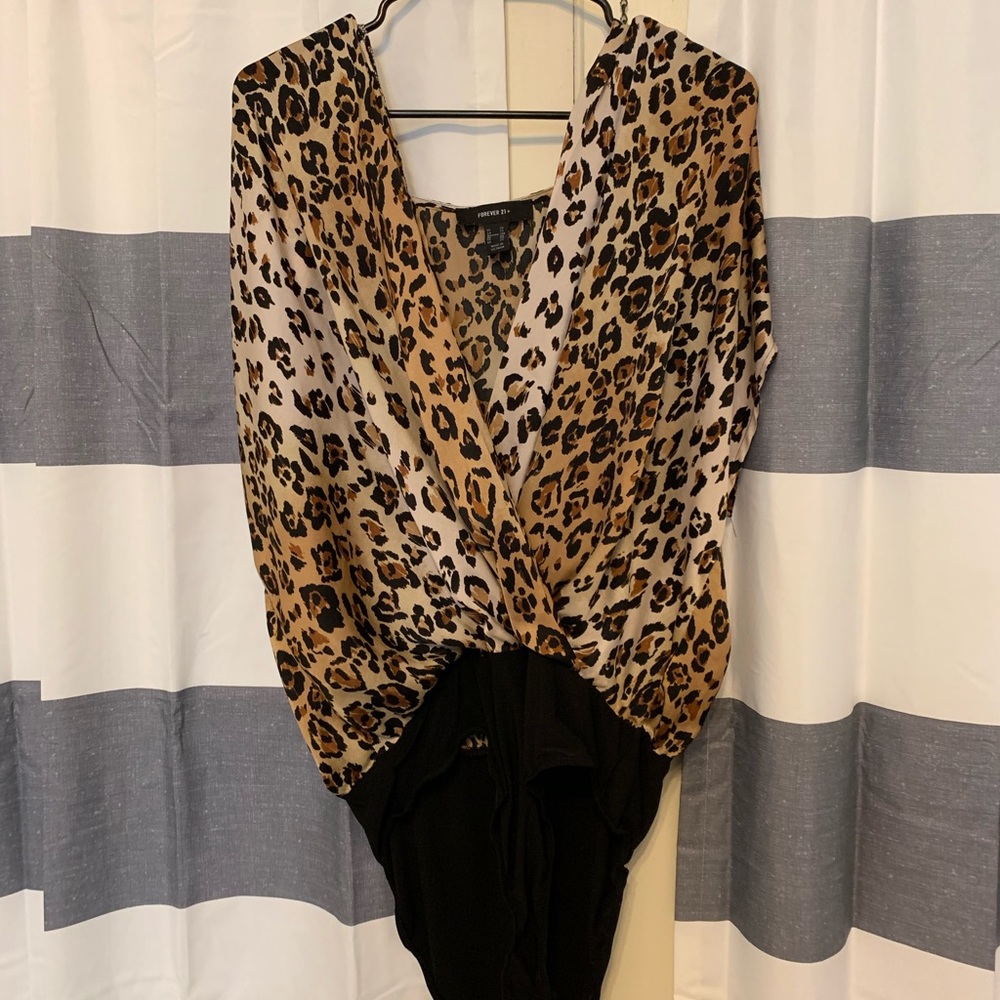 Leopard Print Bodysuit